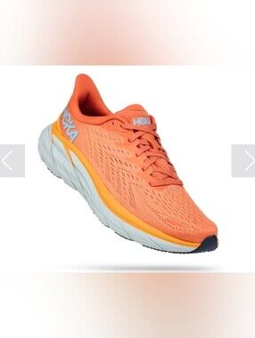 Hoka Clifton 8 Women's Sun Baked / Shell Coral Size 8.5B
